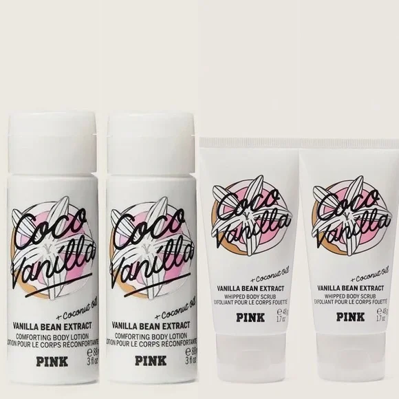 VS PINK Coco Lotion & Body Scrub Bundle - Picture 3 of 3